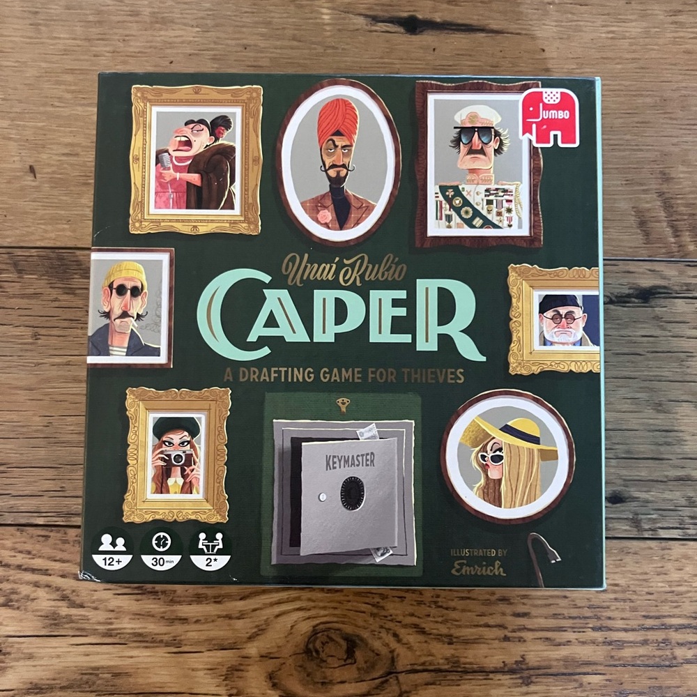CAPER Board Game by Jumbo - A Drafting Game for Thieves